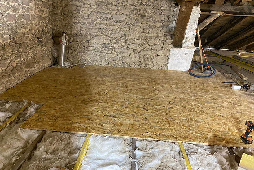 Isolation extérieure d'une façade à Panazol