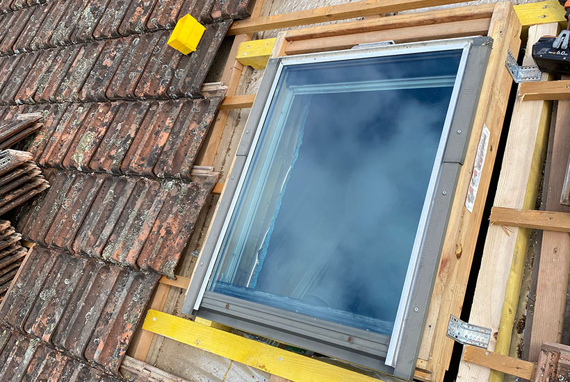 Isolation extérieure d'une façade à Panazol